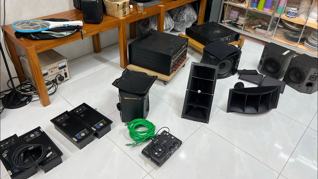 Loa bose | Họng kèn Altec | Đẩy karaoke | Dây AV Canada #0919929926 