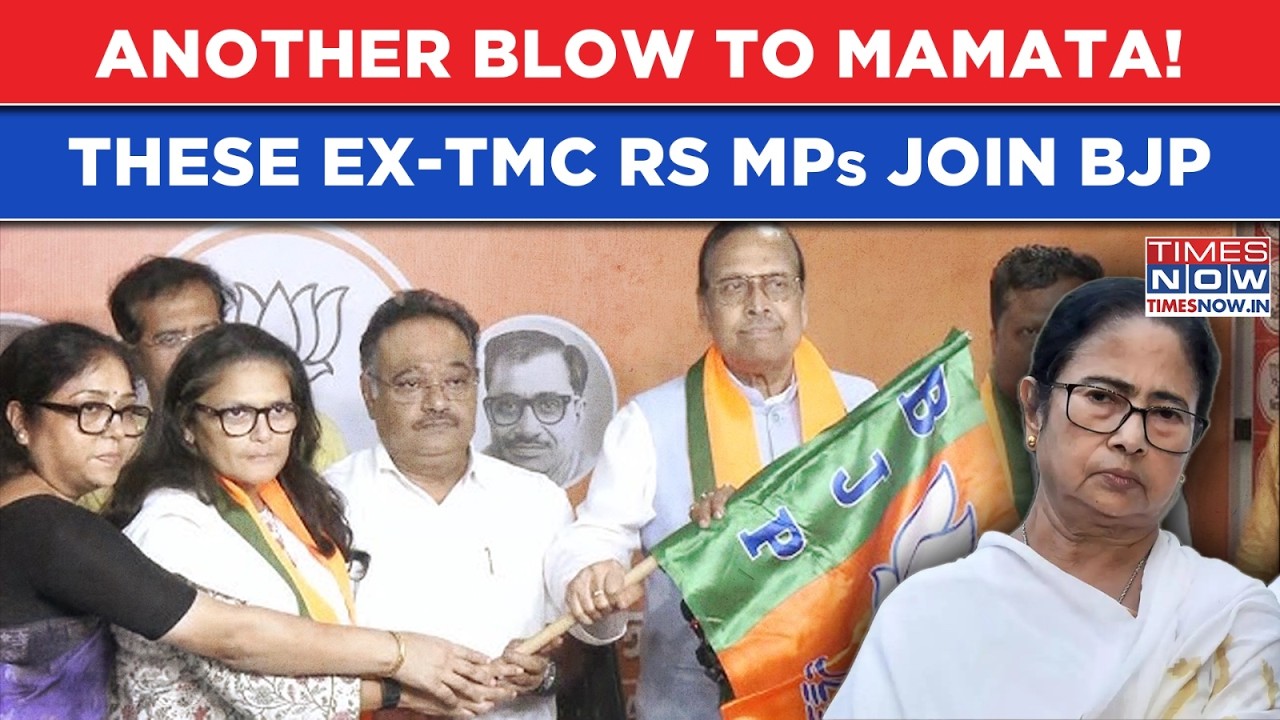 Mamata Banerjee Losing Grip On TMC? Troubles Deepen As Top Ex-Rajya Sabha Leaders Join BJP