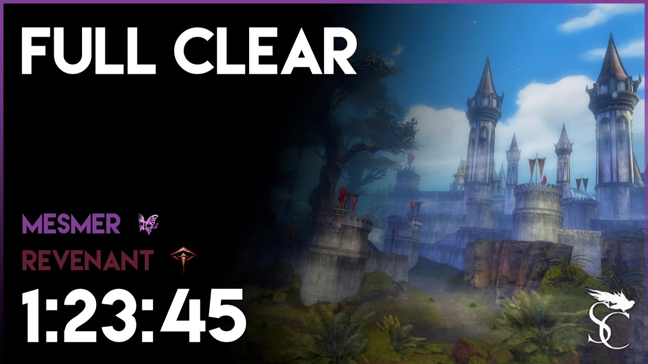 [SC] Raid Fullclear Record 1:23:45 | Mesmer Revenant PoV