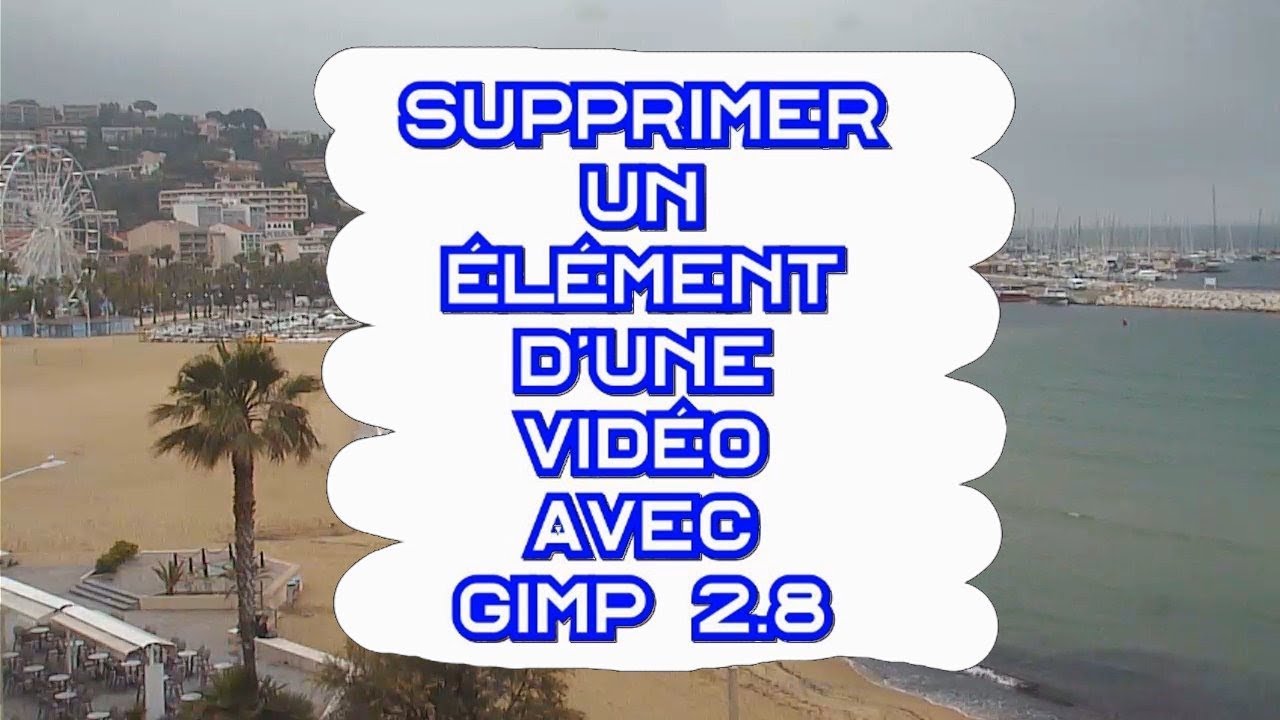 🖌️ Supprimer un élément d'une vidéo avec Gimp 2.8 - Part 2