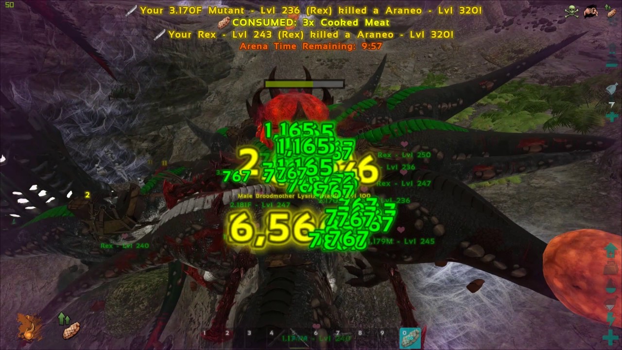 Ark Hard Mode Boss Arena Comparison