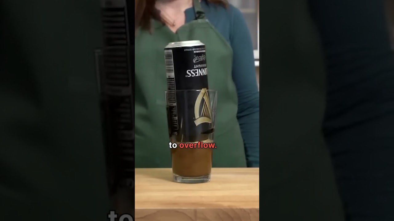 Do This For A Perfect Canned Guinness Pour #Guinness #Alcohol #Beer