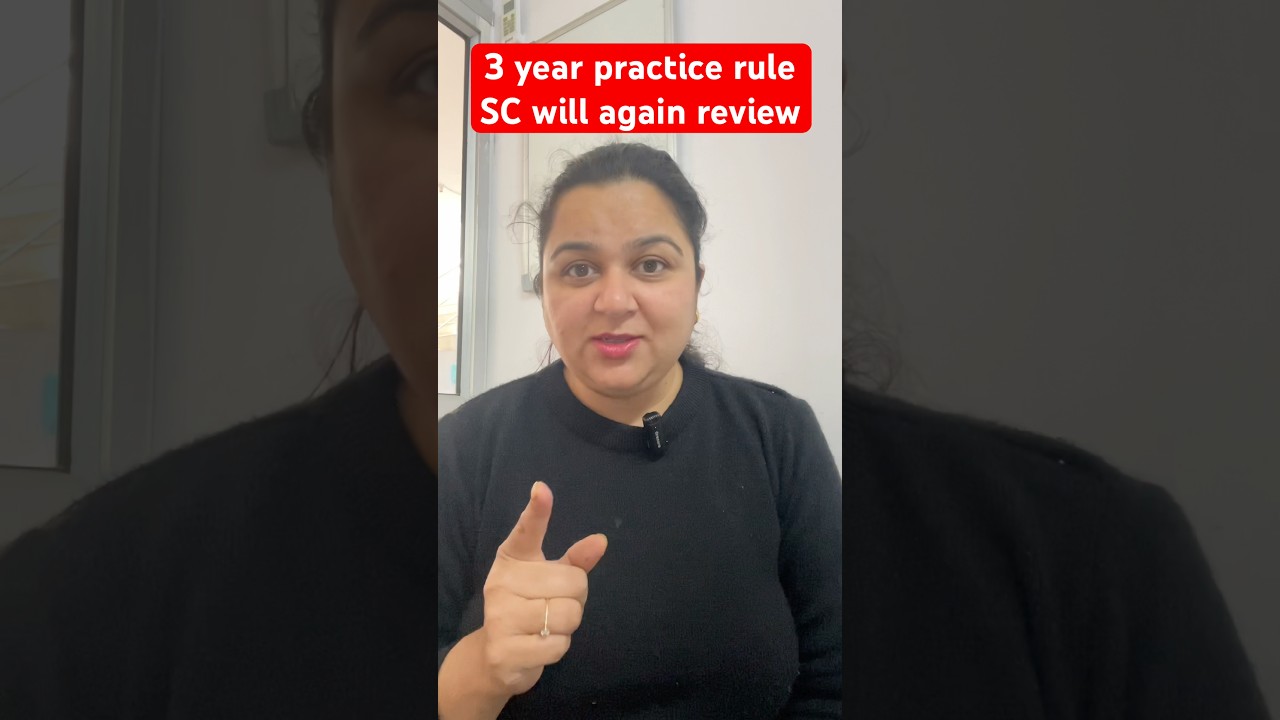 Supreme Court on 3 Year Practice Rule for Judiciary Exam | Latest Update 2026