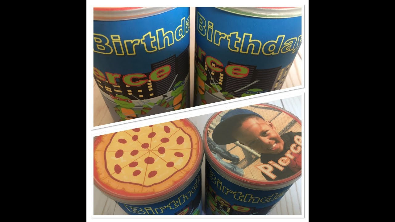 How to make personalized Pringles container with Microsoft Publisher l Tam's Sweet Life