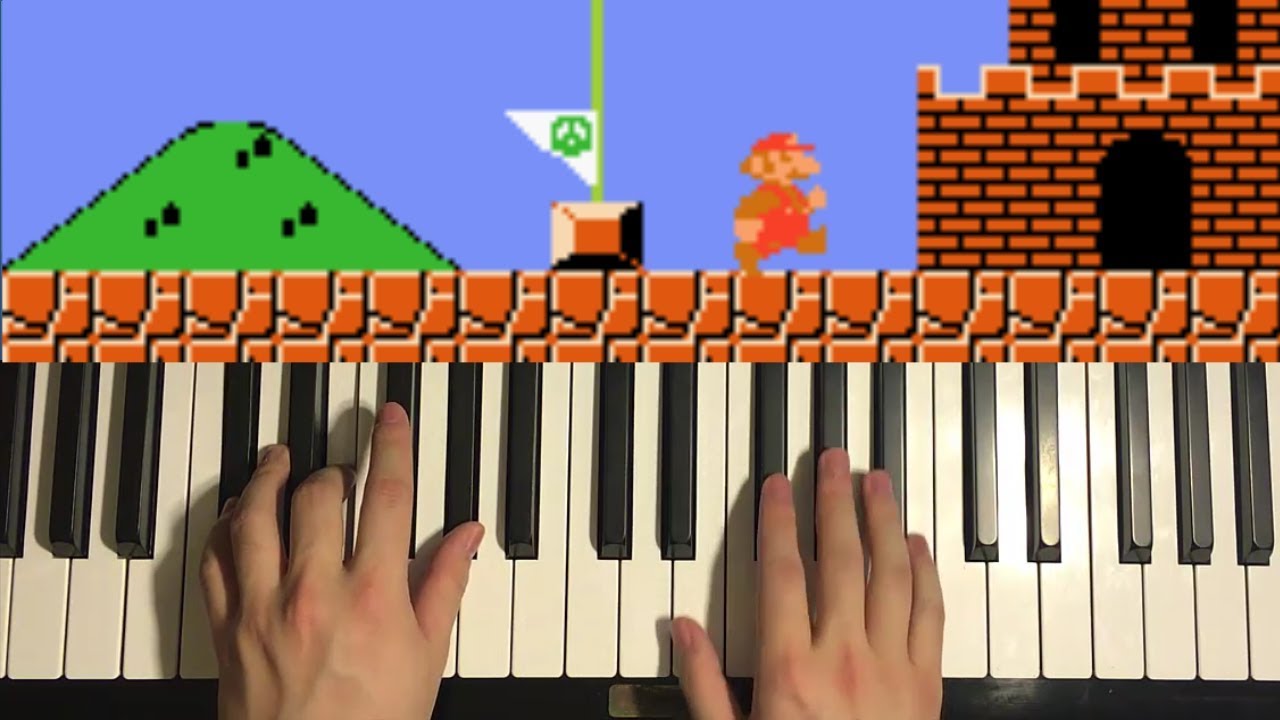 HOW TO PLAY - Super Mario Bros. - Level Complete (Piano Tutorial Lesson)