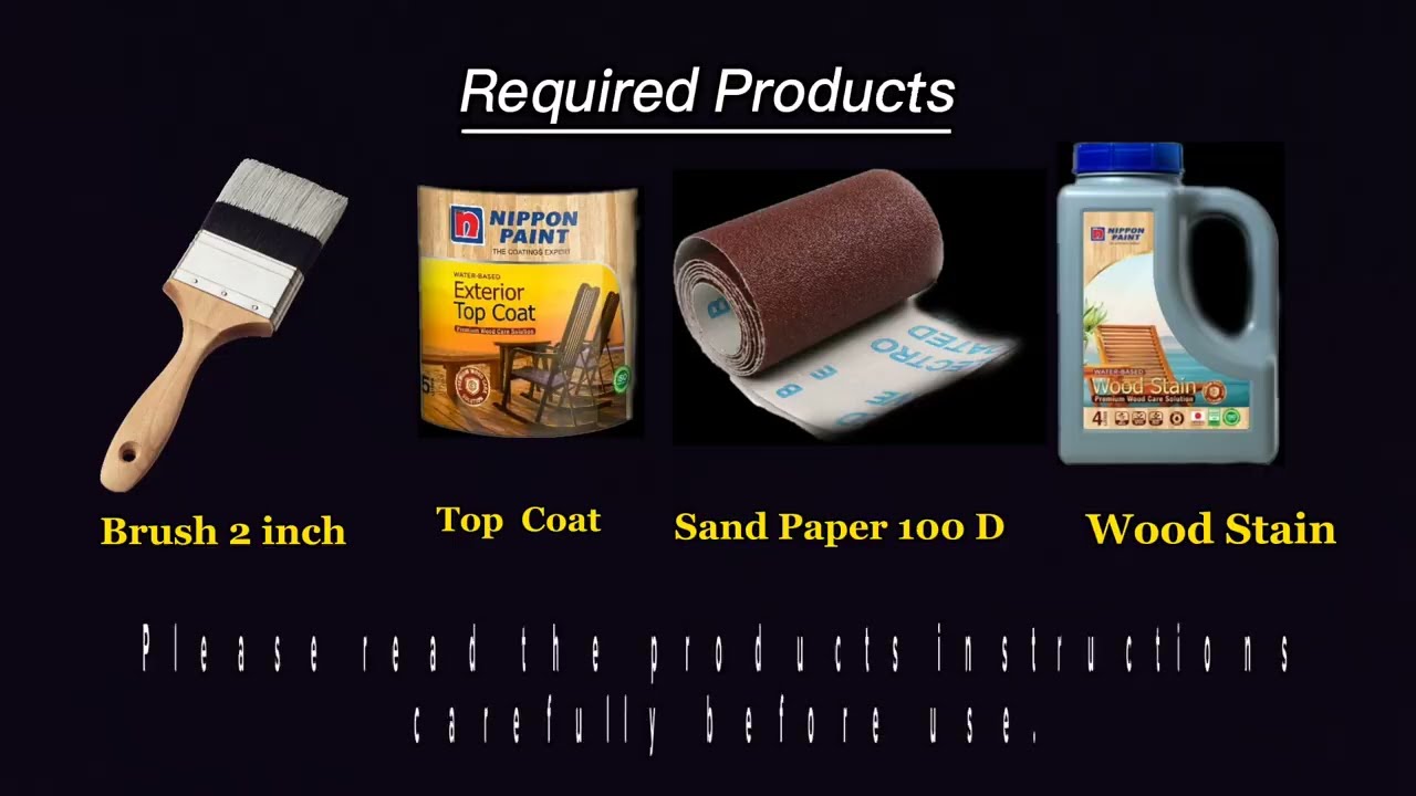 Water Based Paint/How to Water Based to Table/Nippon paint ad/How to stain wood/Exterior #TimeToTest