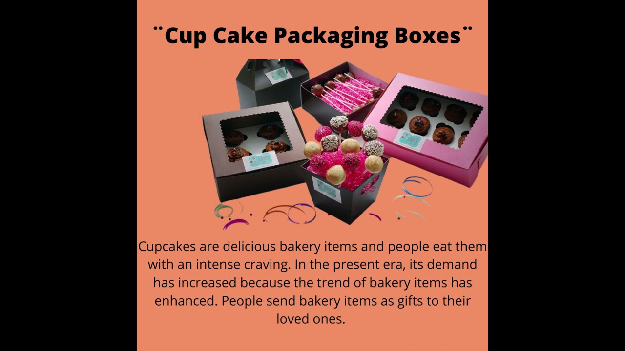 Custom Cup Cake Packaging Boxes