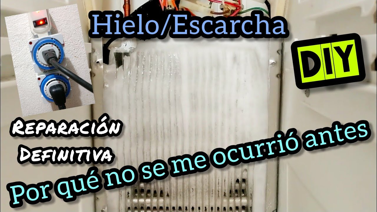 Reparación de Refrigerador con Mucho Hielo/Escarcha en Congelador. ¡Solución Definitiva!