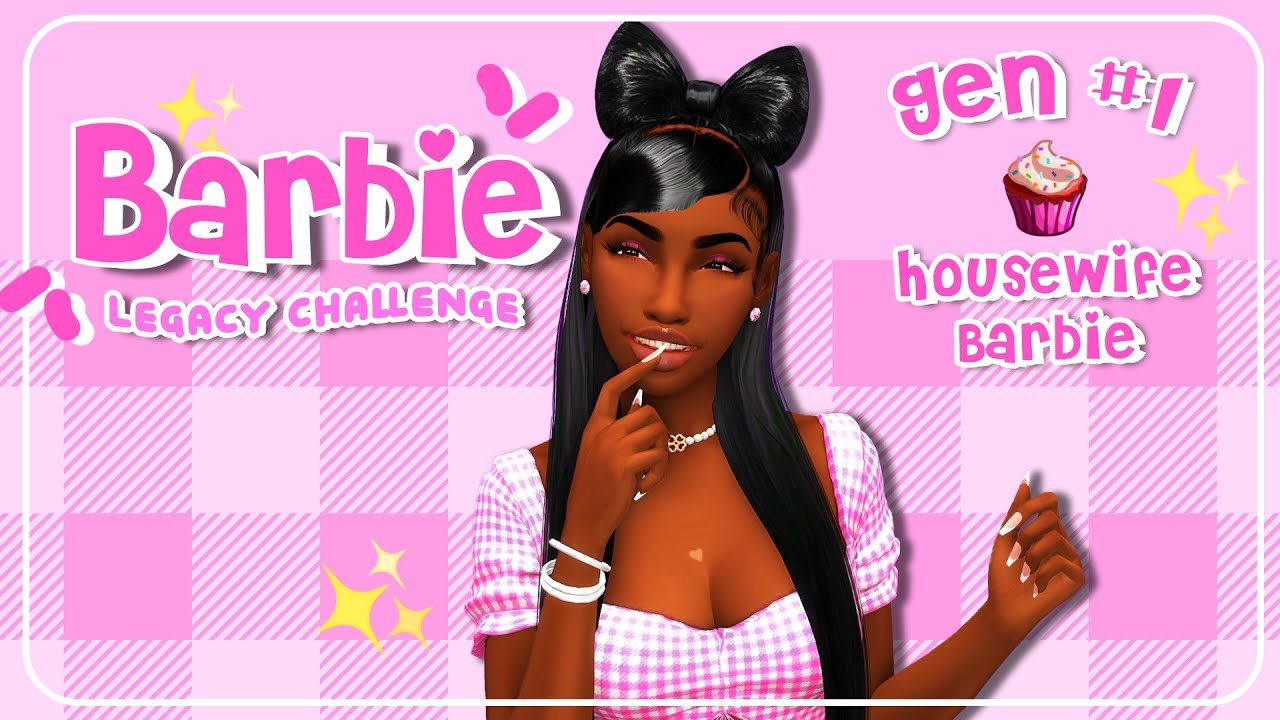 NEW LP💗BARBIE LEGACY CHALLENGE💗 CAS + CHIT·CHAT 💎 The Sims 4