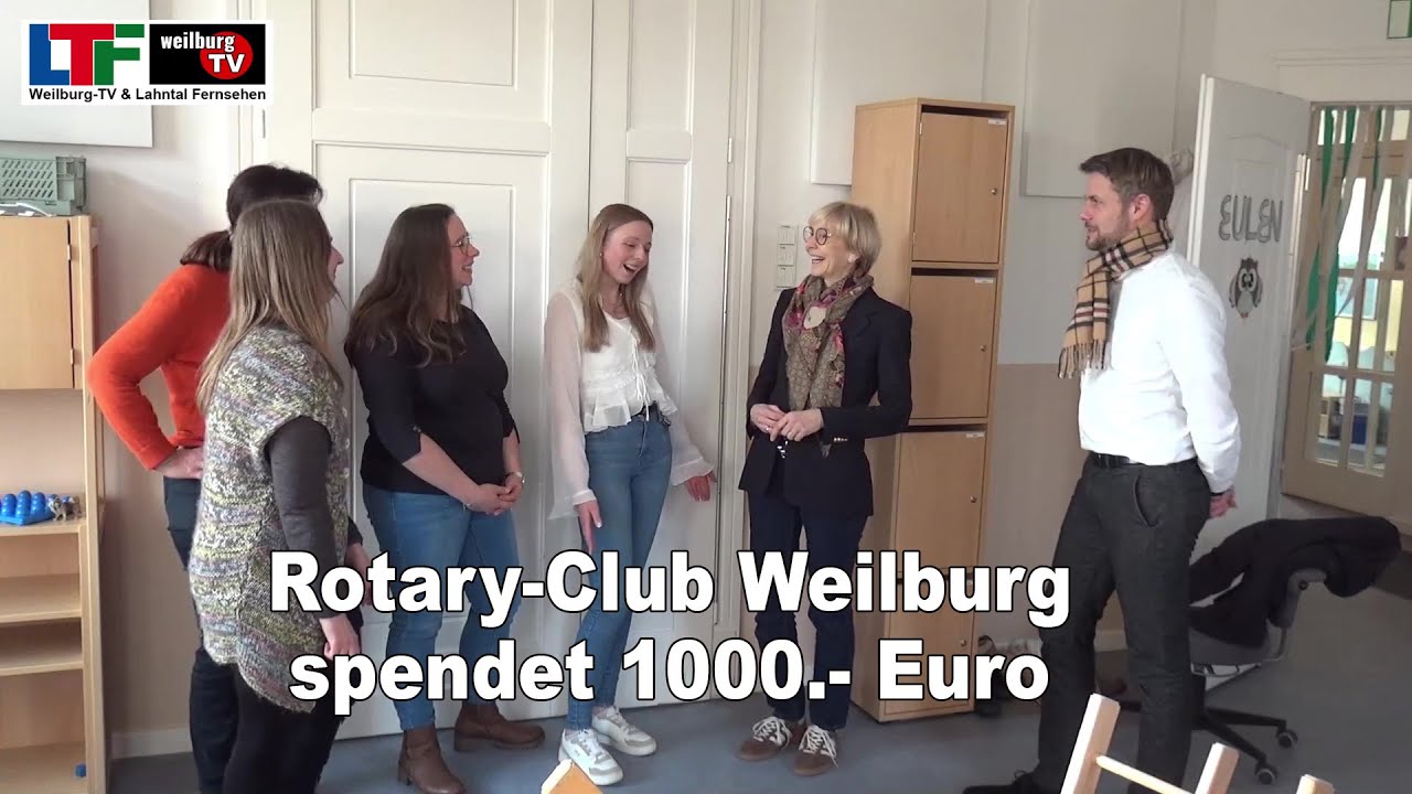 Rotary-Club Weilburg engagiert sich für die Jüngsten