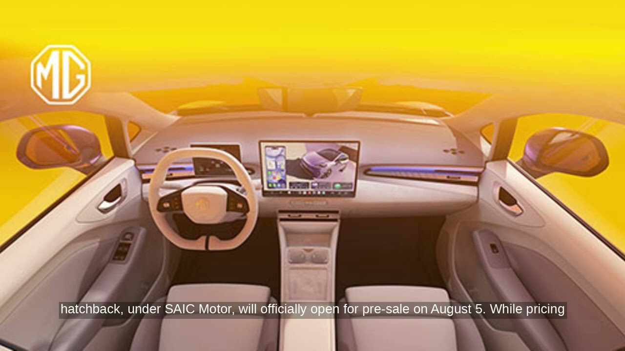 SAIC MG Reveals New MG4 Interior, Pre-Sales Start Aug 5