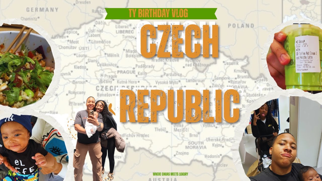 Ty’s birthday vlog Czech Republic 🇨🇿 |shopping and great vibes| part 1 was a blast 💥 