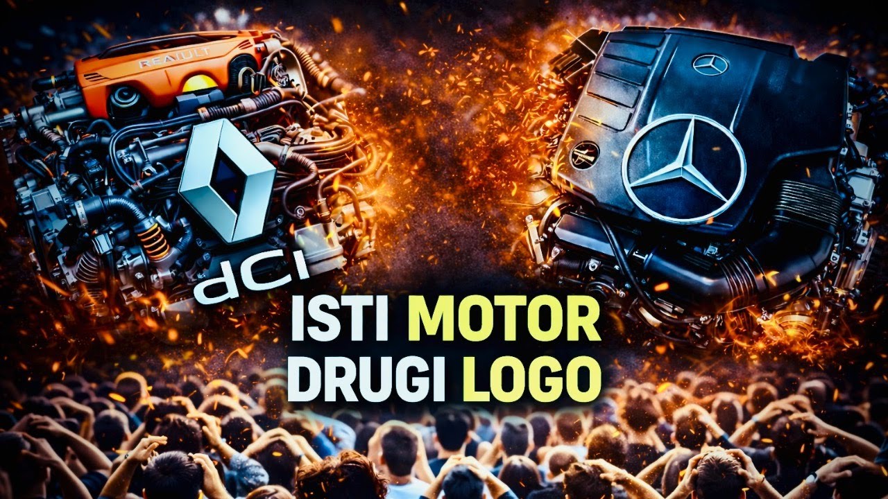 Mercedes sa Renault motorom?! 😳 Istina o deljenju motora | DobarDIL lajv strim 📱