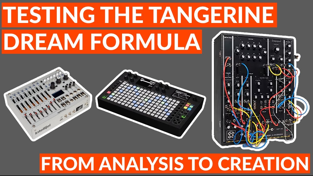 Testing the Tangerine Dream Formula: From Analysis to Creation