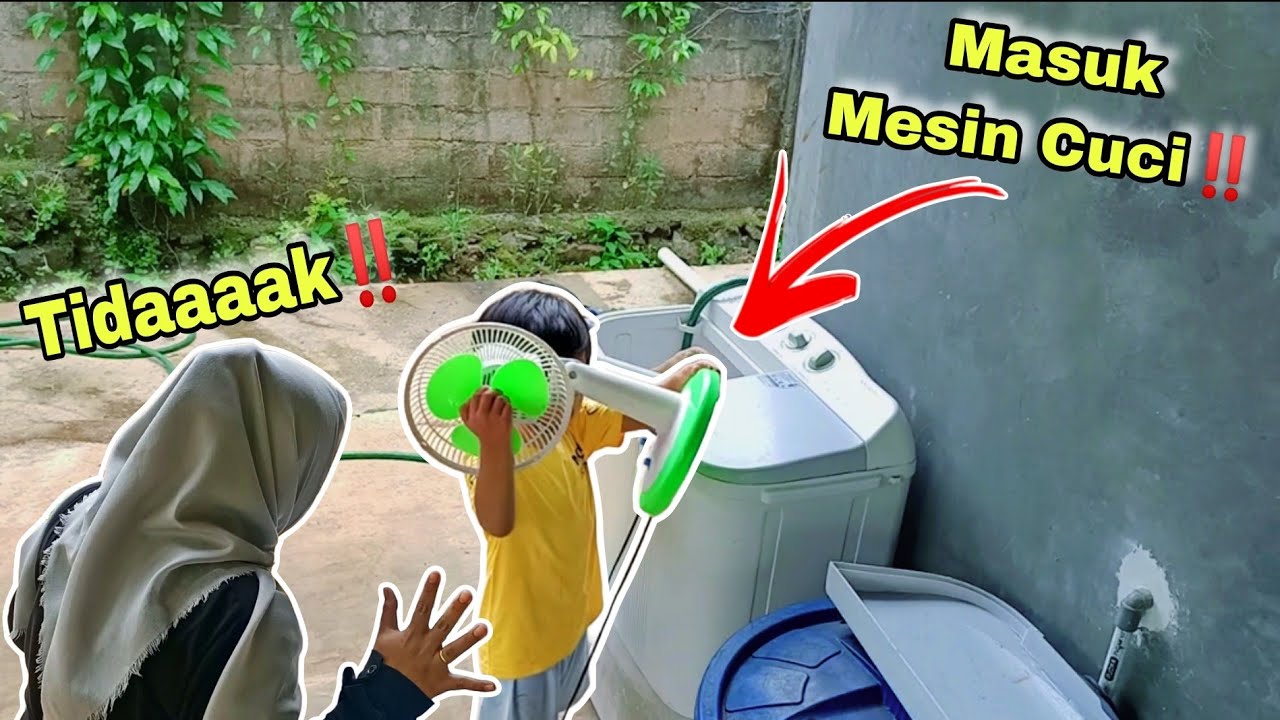 Drama Kipas Angin Althaf Shidqiku Masuk Mesin Cuci‼️