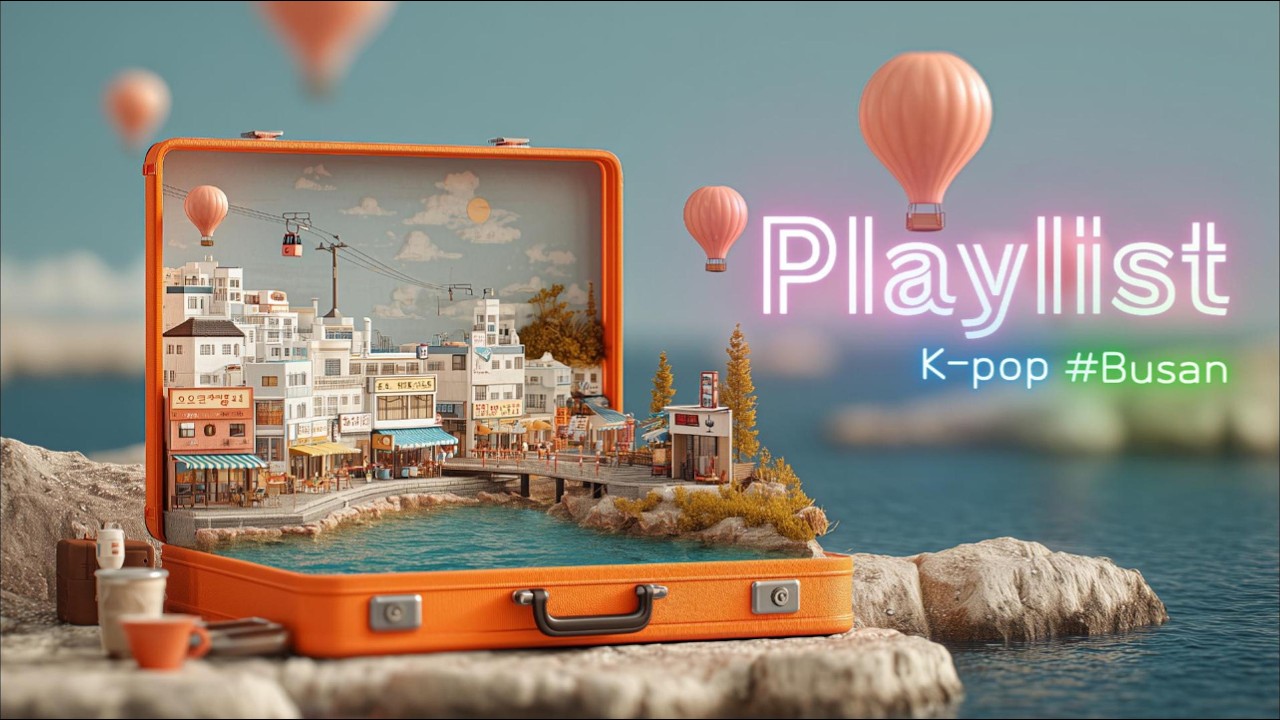 𝙋𝙇𝘼𝙔𝙇𝘼𝙔𝙇𝙄𝙎𝙏🎵 | 🌿두번째 부산 여행 ,  바람과 골목이 남는 곳 | Narrative K Pop ☕ | [고음질] 3 hours ♪