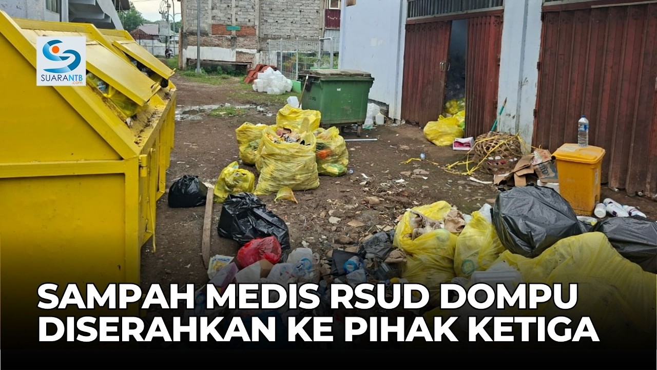 Insinerator Tidak Berfungsi, Sampah Medis RSUD Dompu Diserahkan ke Pihak Ketiga