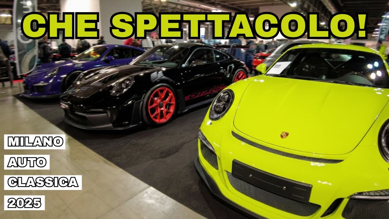Auto spettacolari a Milano Auto Classica 2025