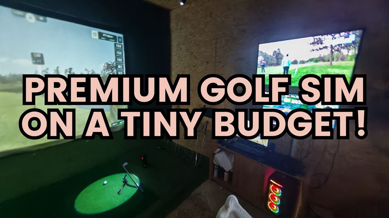 HOW TO SAVE AN ABSOLUTE FORTUNE WHEN BUILDING A PREMIUM LOOKING, BUDGET GOLF SIM & ZWIFT STUDIO