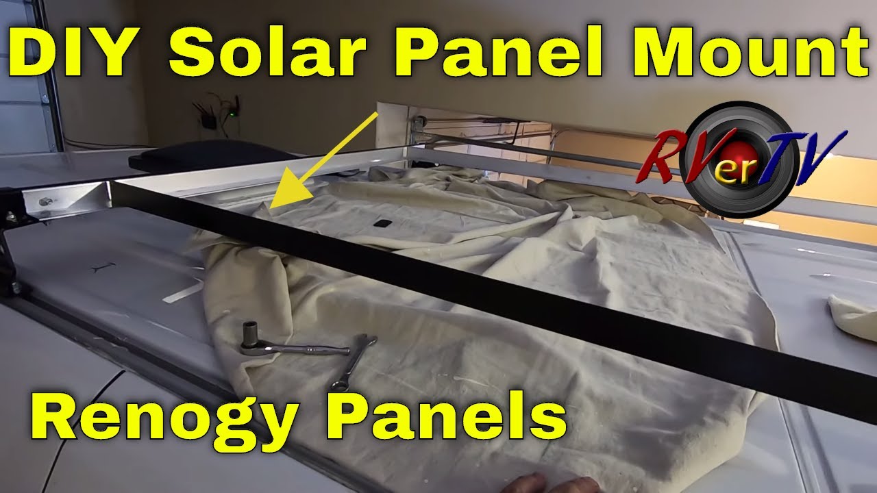 DIY Solar Panel Frame Mount - Sprinter Van Build - Renogy Premium Kit