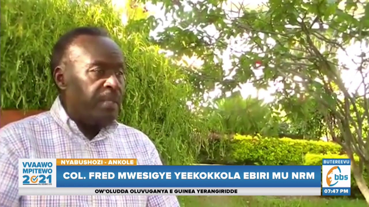 Col Mwesigye yekokkola obuvuyo obuli MU NRM