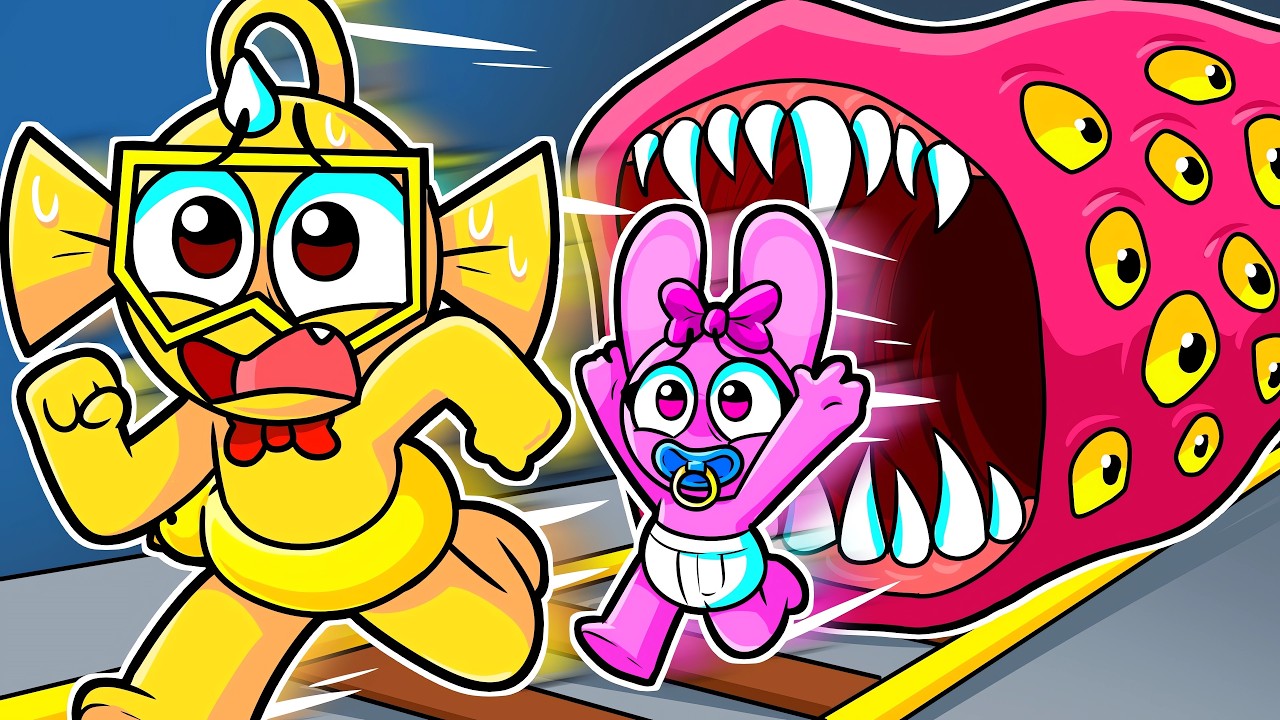 ¡NO ELIJAS el TREN MONSTRUO EQUIVOCADO CON BEBE PINKI!
