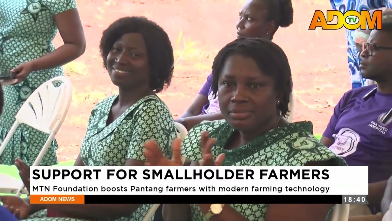 Support For Smallholder Farmers: MTN Foundation boost Pantang farmers with modern farming technology