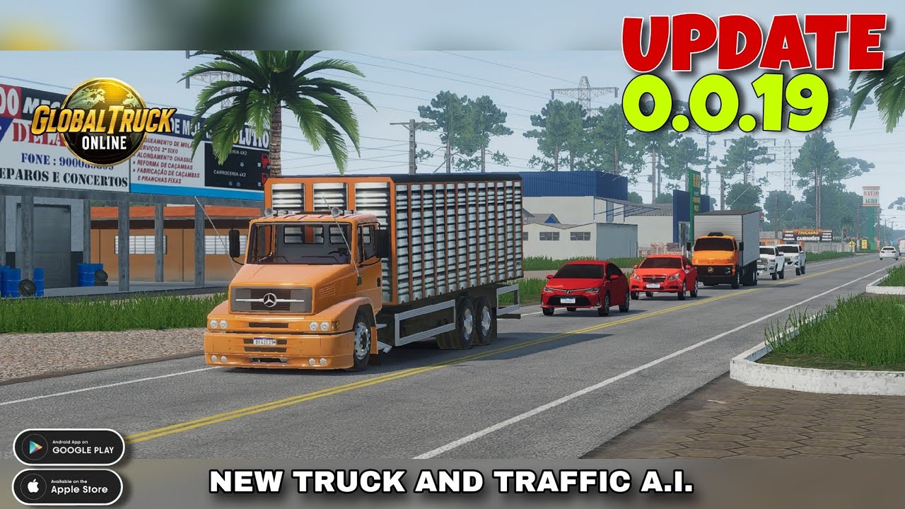 🚛 UPDATE 0.0.19 | NEW TRUCK AND TRAFFIC | Global Truck Online by Star Games App