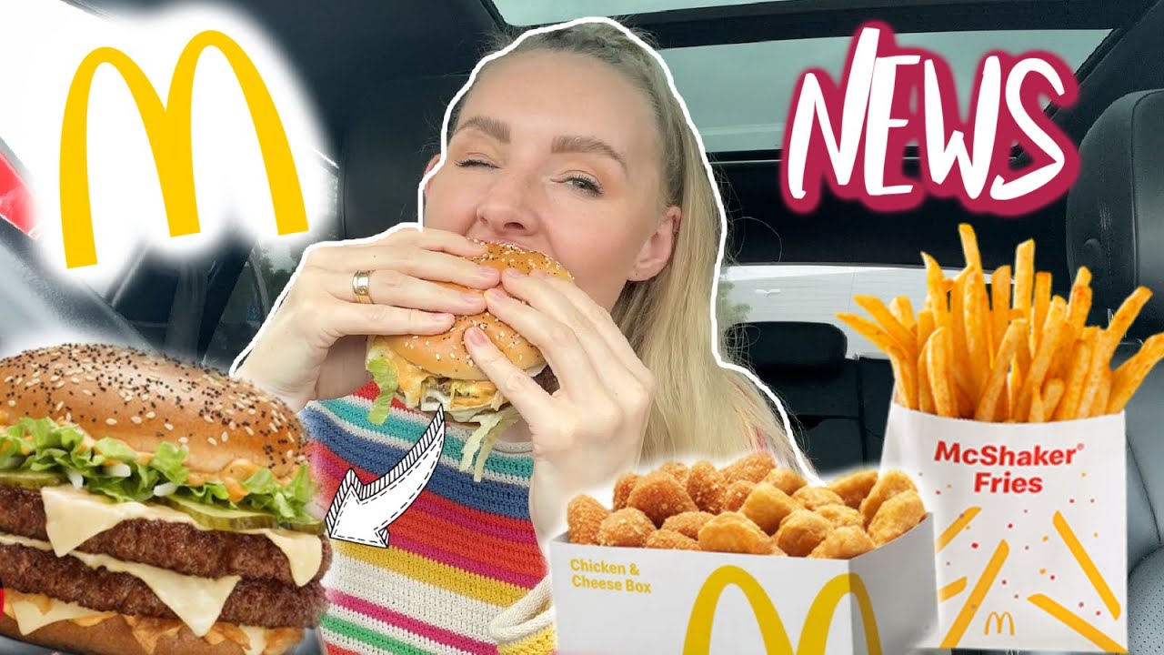WOW! SO LECKERE MC DONALDS NEWS gibt es JETZT! Shaker Fries, der M Burger, Nacho Cheese Nuggets 😋