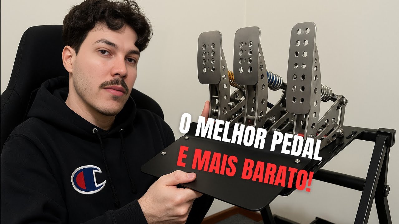 O MELHOR PEDAL PARA VOCÊ COMEÇAR NO SIMRACING! PEDAL SIMJACK UT