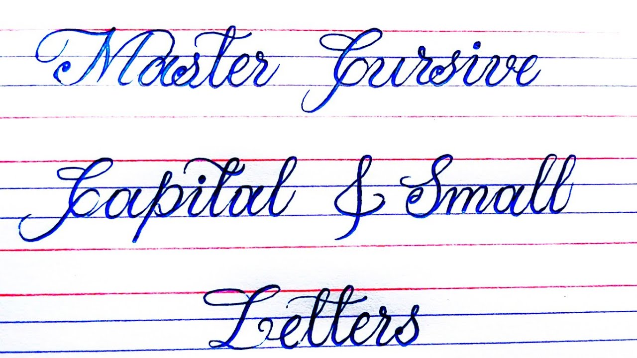 Cursive writing for beginners A to Z | CAPITAL & small letters | beginners practice | #handwriting 