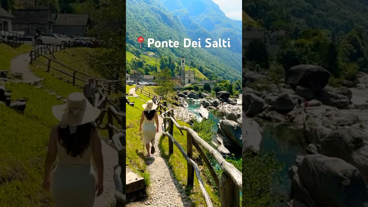 Ponte dei Salti: Switzerland’s Emerald Water Paradise 🇨🇭 Lavertezzo, Ticino, Valle Verzasca 