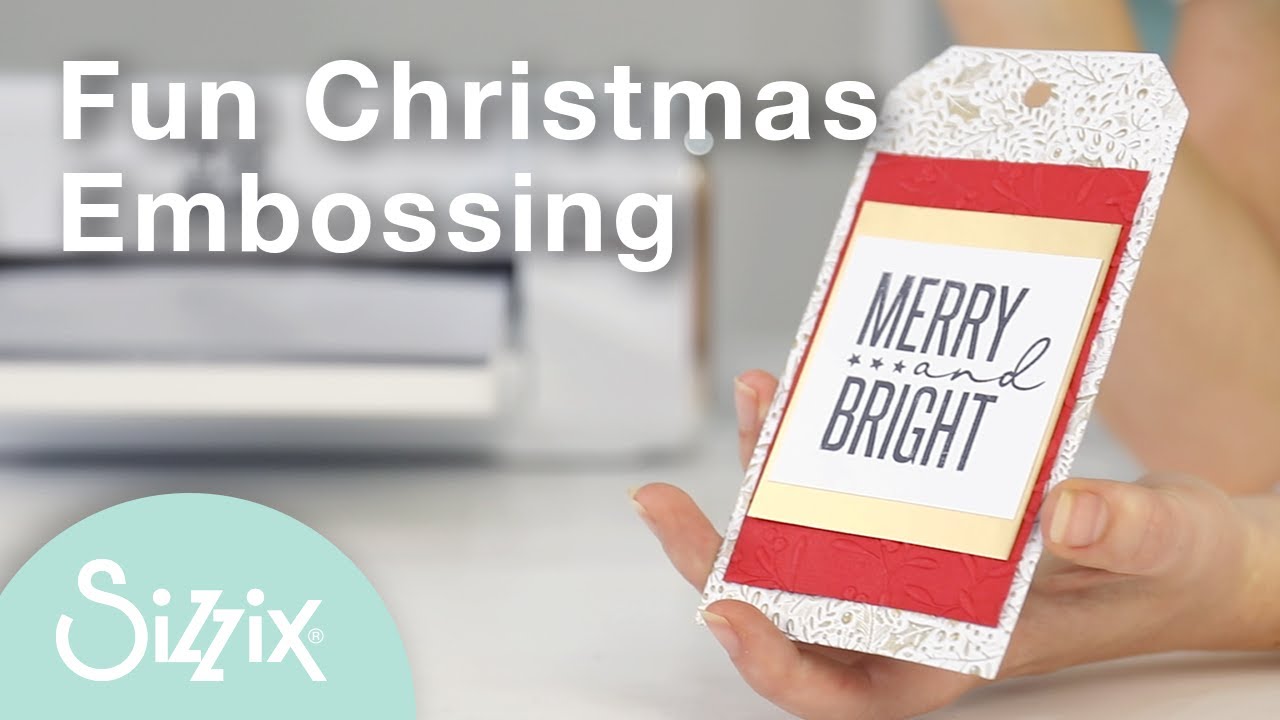 Sizzix: Christmas Embossing with Designer Jess