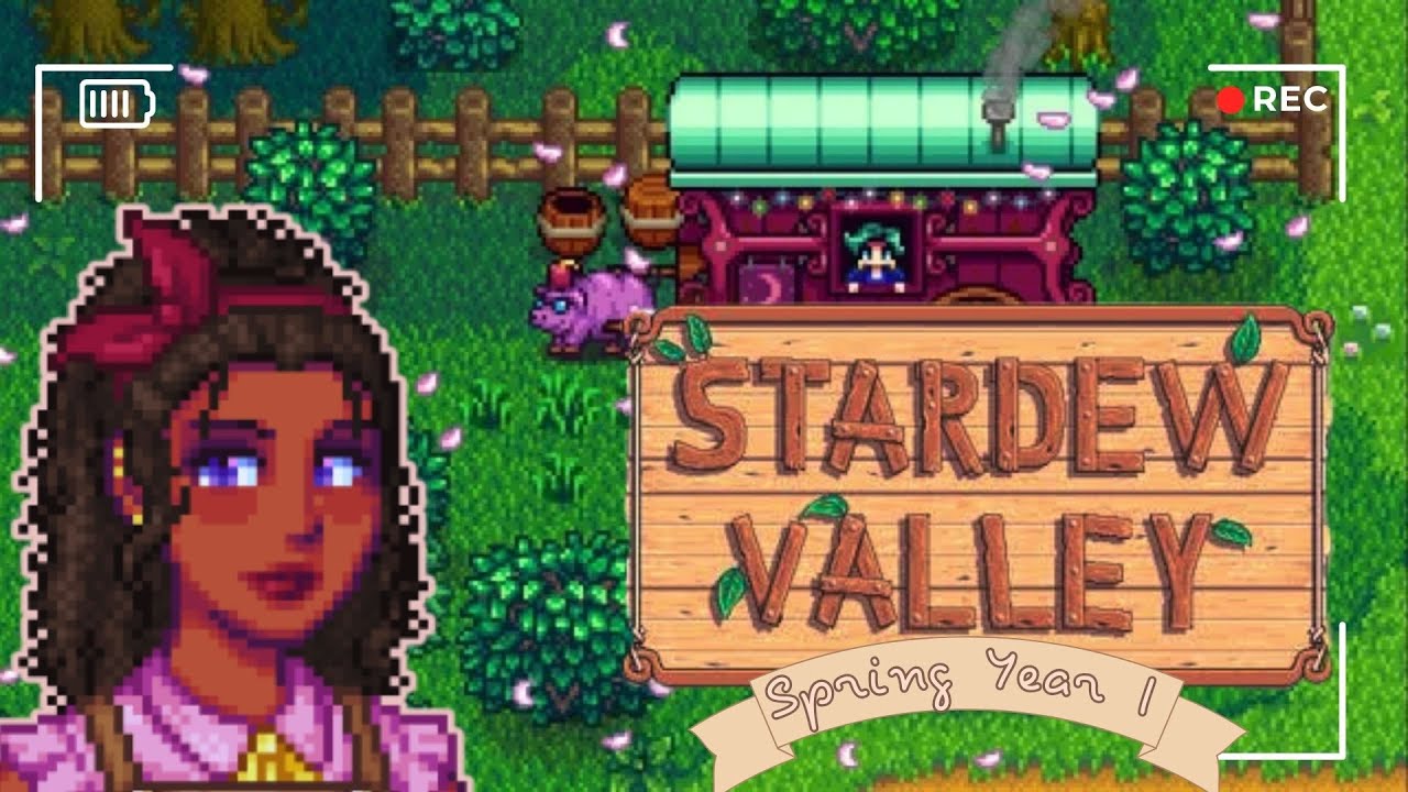 Spring, Year 1| Forget-me-not Farms| Cozy Stardew Valley | No Commentary