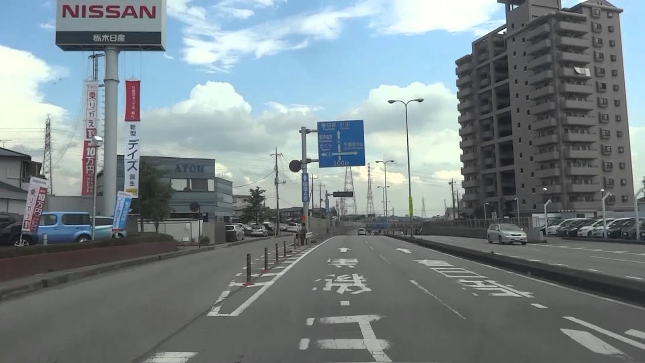 宇都宮環状線ぐるり一周　車載動画　４倍速