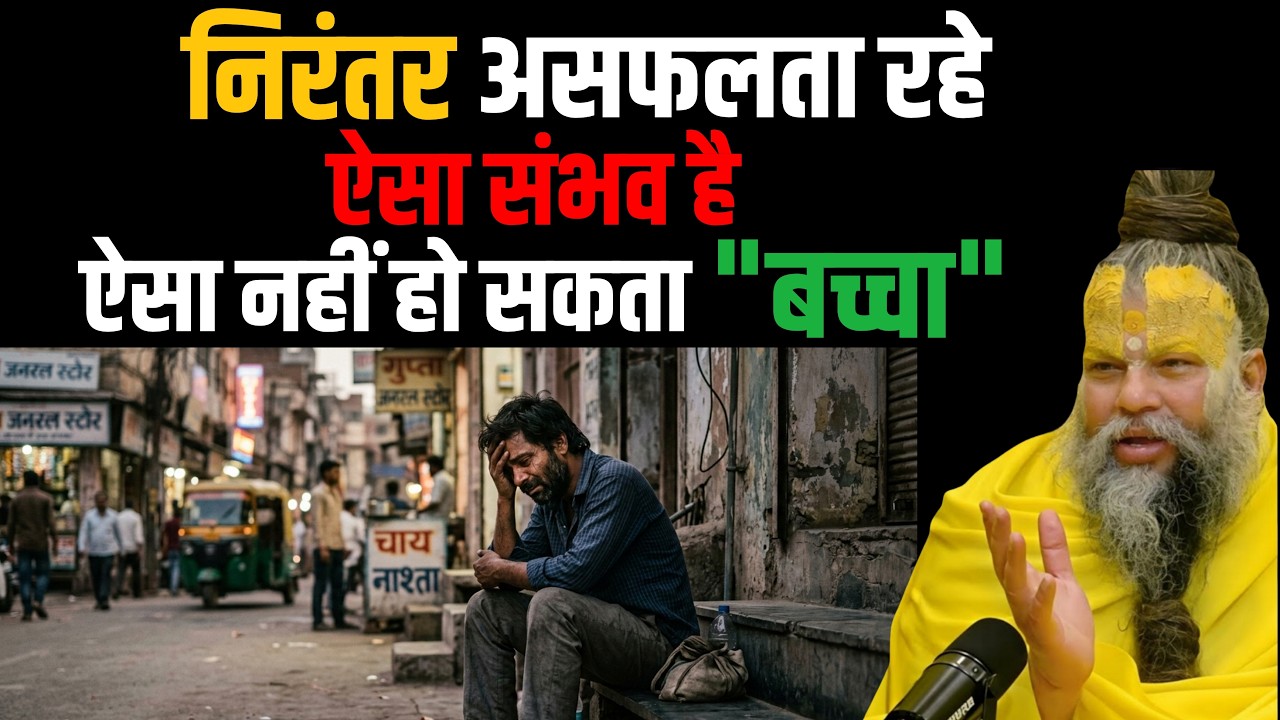 निरंतर असफलता रहे ऐसा संभव है ऐसा नहीं हो सकता 