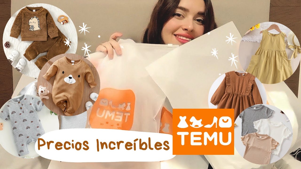 ROPA ECONOMICA EN TEMU ✅️ COMPRAS PARA MI BEBE 🤰 Rese&ntilde;a Temu Haul de Ropa para Ni&ntilde;os y Bebes