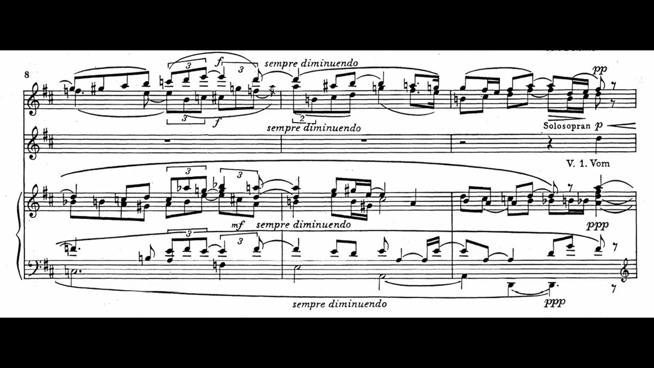 Max Reger - Choralkantaten WoO V/4 [Score Video]