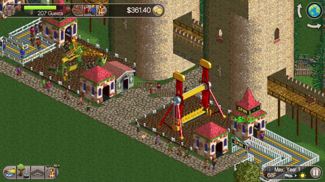 Crazy Castle - Roller Coaster Tycoon Classic (1 of 9)