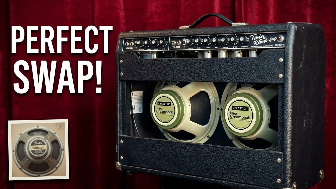 Trying a Fender Twin Reverb with Celestion Neo Creamback Speakers