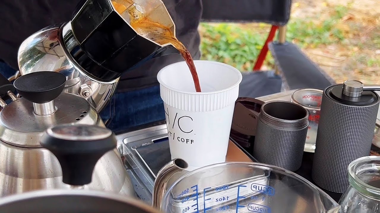 ASMR Cafe Vlog Mini Coffee Shop Heatcoff Slowbar coffee Moka Pot | Tasty Inside Small Business Ideas