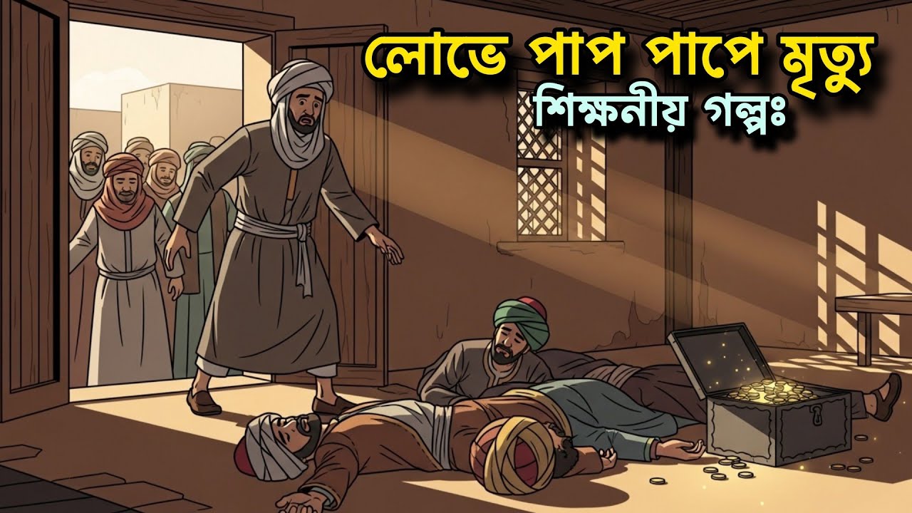 লোভে পাপ পাপে মৃত্যু | ইসলামিক শিক্ষনীয় ঘটনা | Islamic Golpo Boys Bangla