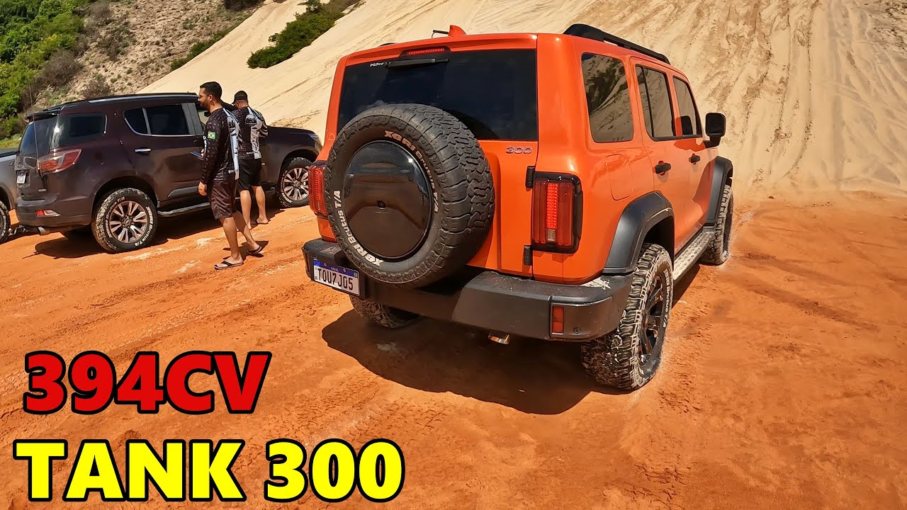TESTE EM DUNAS DO GWM TANK 300! 394 CAVALOS DE POTÊNCIA!