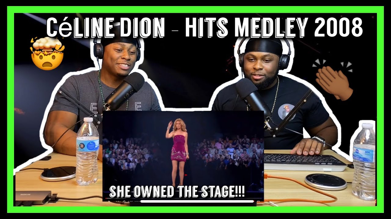 Céline Dion - Hits Medley (Концерт в Бостоне, 2008) | Реакция братьев!!!!