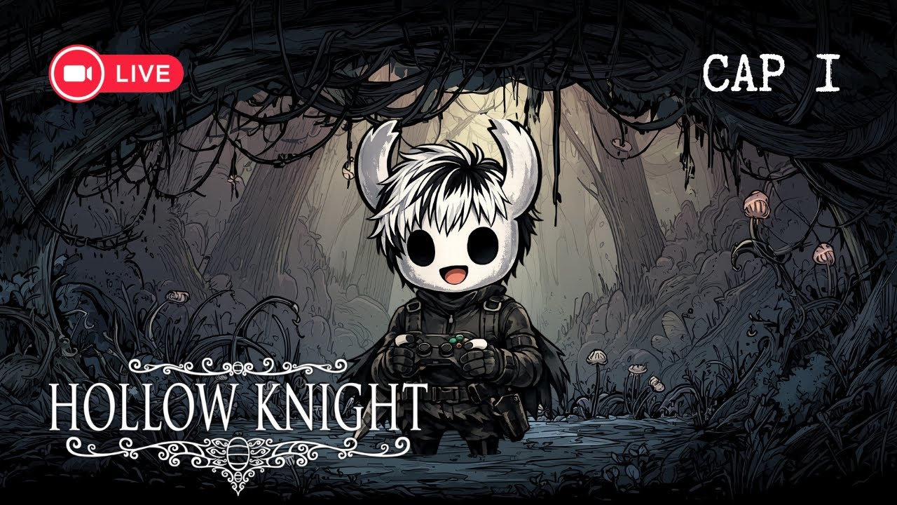 🖤✨ DESCENSO AL ABISMO… ¡HOY TOCA HOLLOW KNIGHT! ✨🖤 requiem mañana o lunes