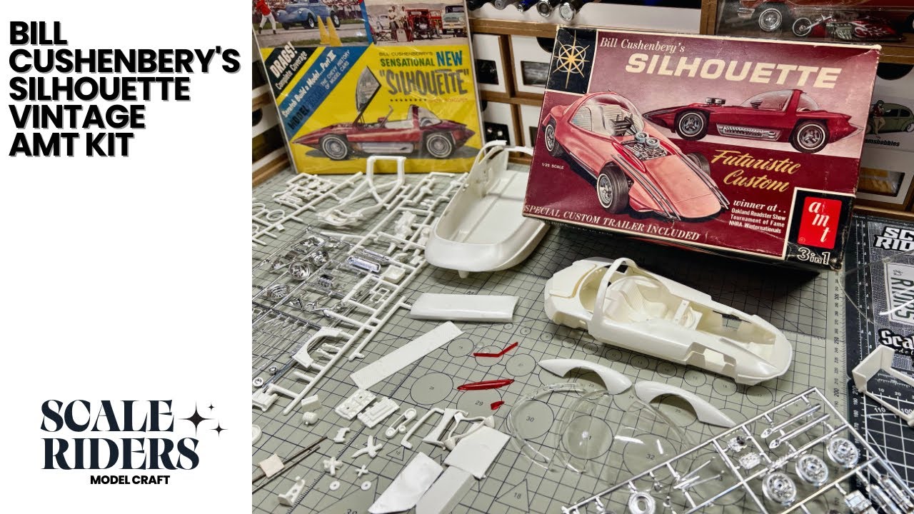 Распаковка редкого винтажного набора AMT | Футуристический набор Silhouette от Билла Кашенбери