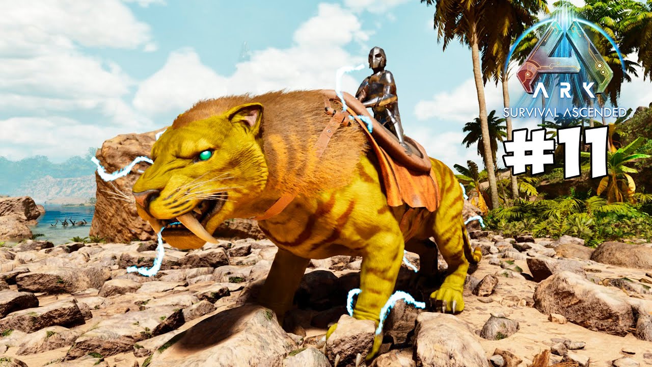 OS PODERES DO NOSSO NOVO TIGRE!!  ep.11 - ARK PRIMAL ASCENDED