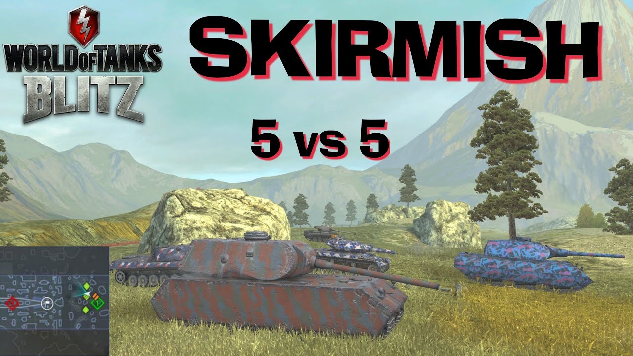 WOT Blitz SKIRMISH Mode 5 vs 5 // Mauschen