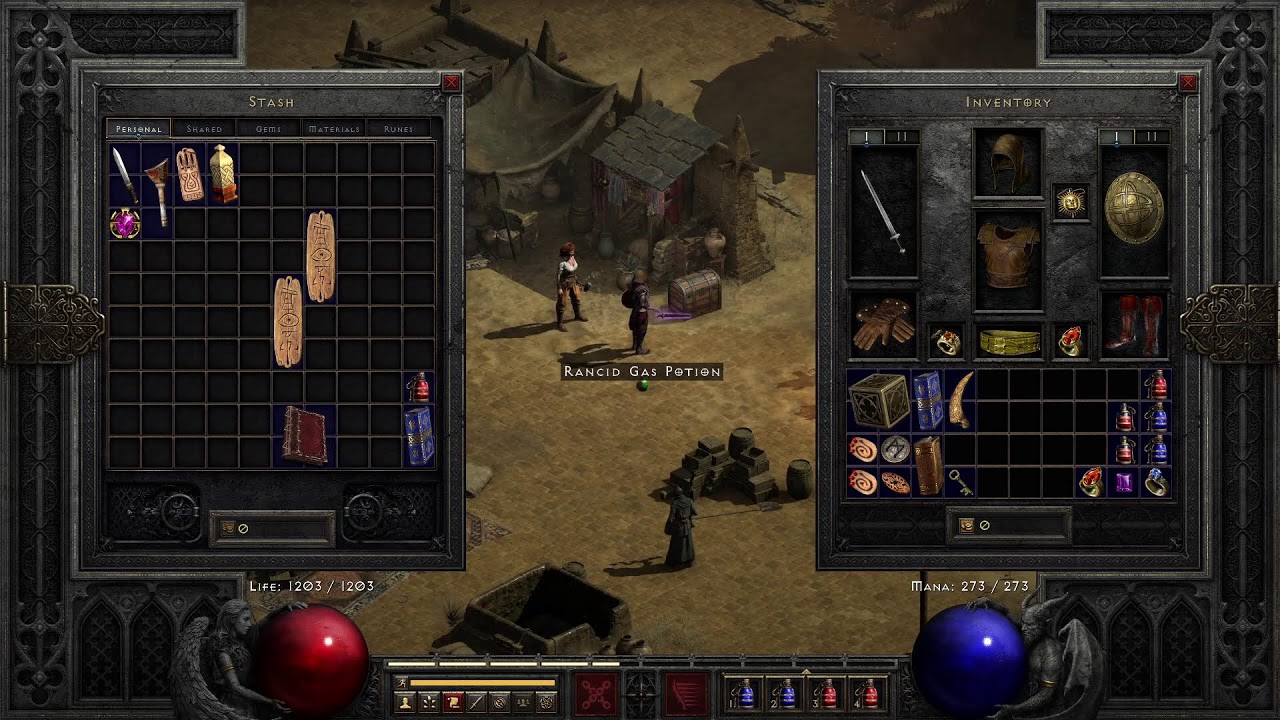 diablo 2 warlock hell act 1-5