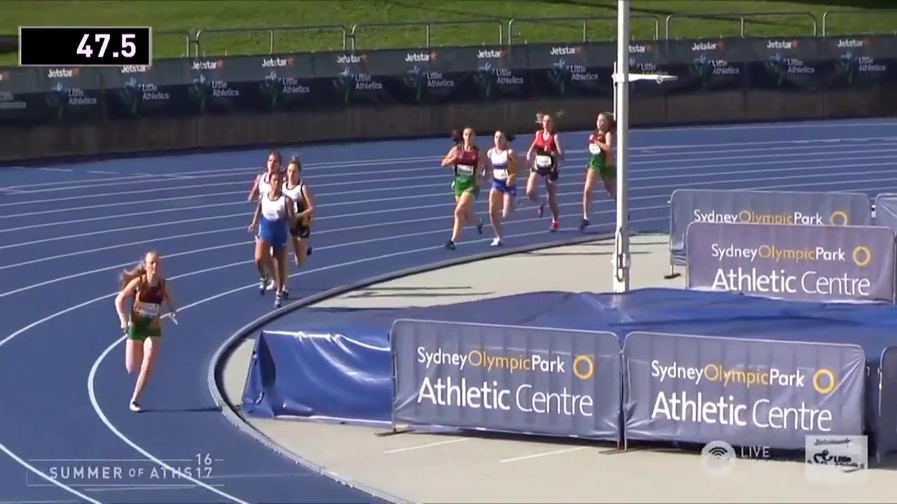 U15 Girls 800m - Final 1 - Asics Australian Little Athletics Championships